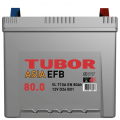 Tubor Asia EFB 4607008888287 80А/ч-12V ст EN710 японские обратная 258x175x223